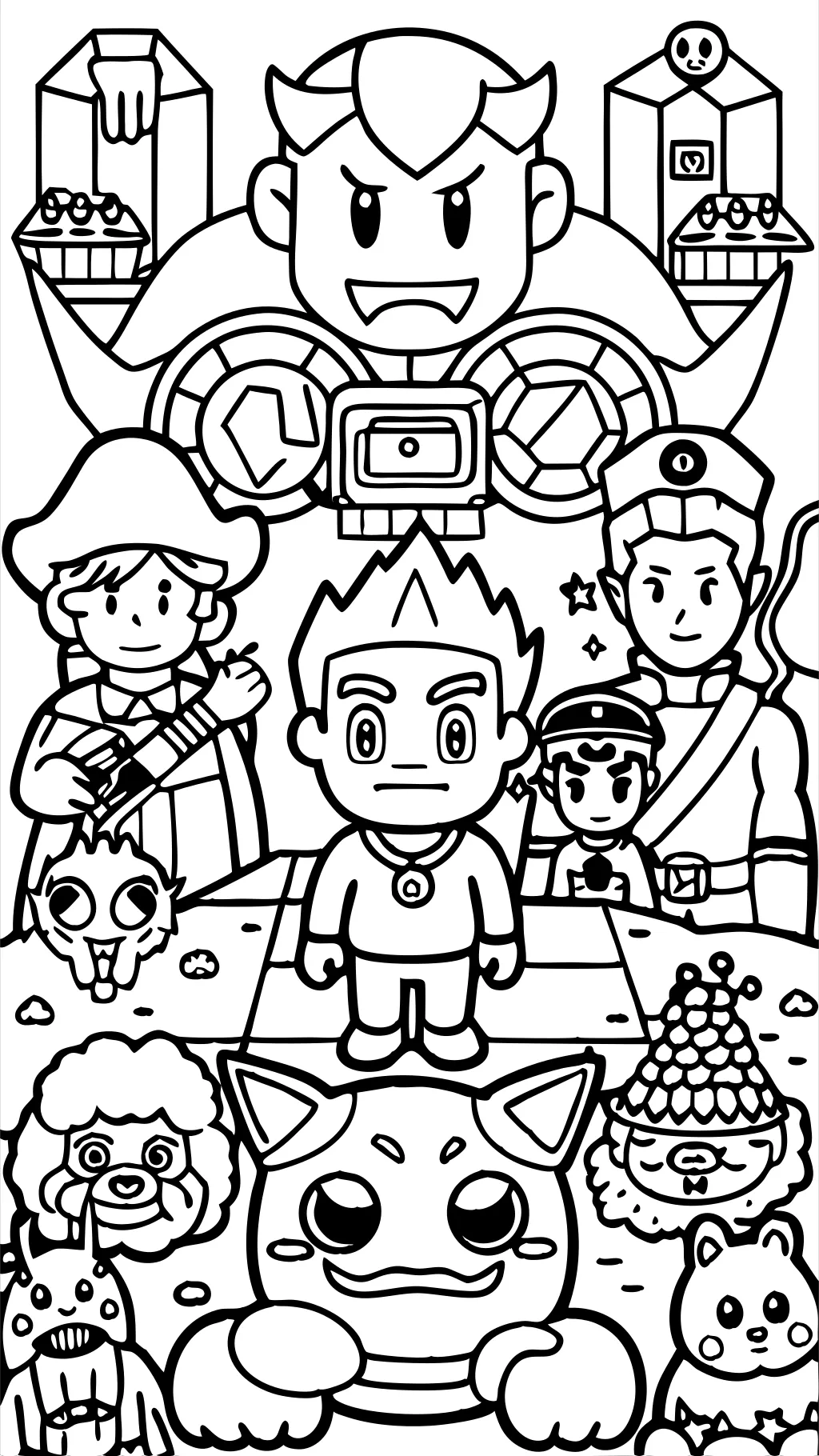 danganronpa coloring page